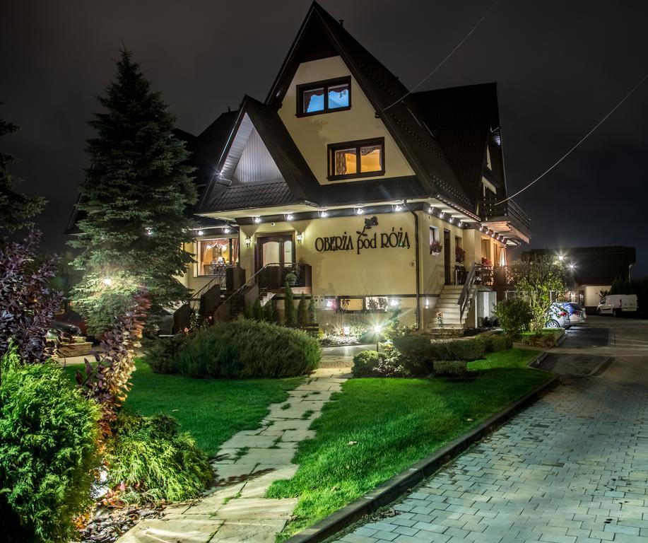 ノヴィ・タルク Oberza Pod Roza Restauracja, Sauny, Jacuzzi Bed & Breakfast エクステリア 写真